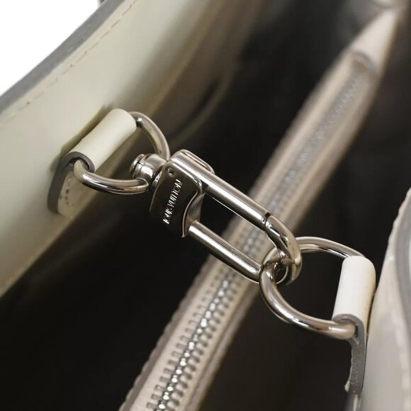 LOUIS VUITTON LV Logo Passy PM Hand Bag Epi Leather Ivoire - Picture 14 of 16